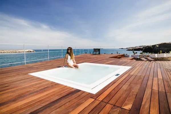 Minipiscine Palermo installazione a incasso in terrazzo di lusso